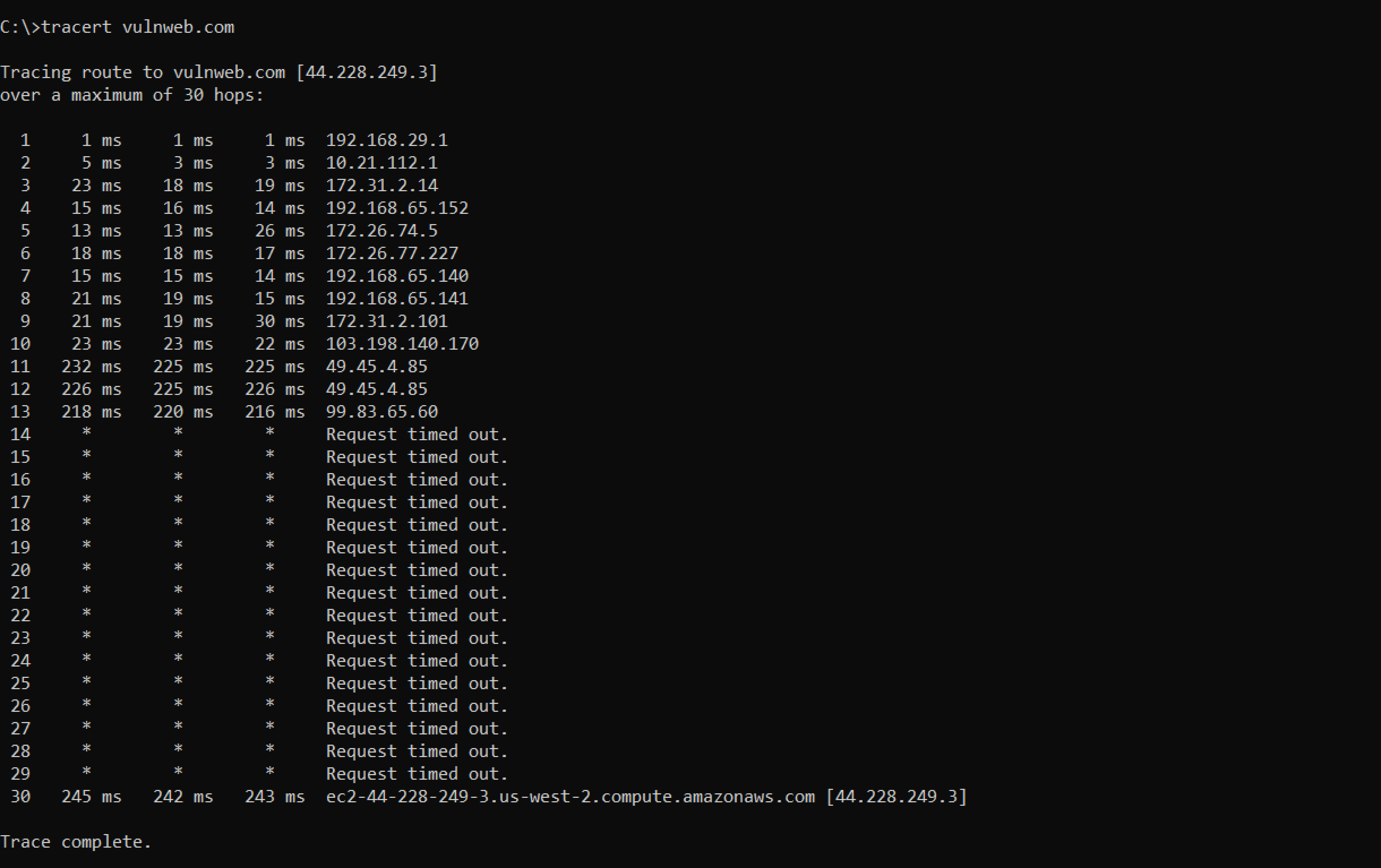 Traceroute