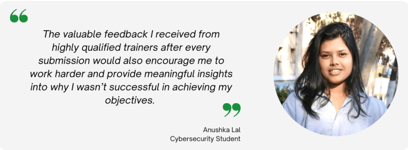 Anushka Student Testimonial
