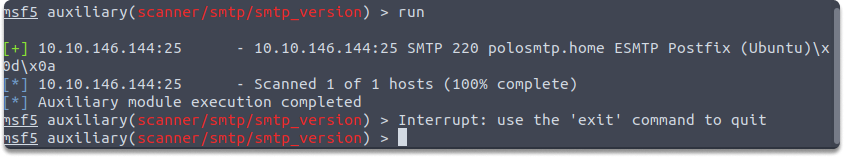 metasploit smtp enumeration