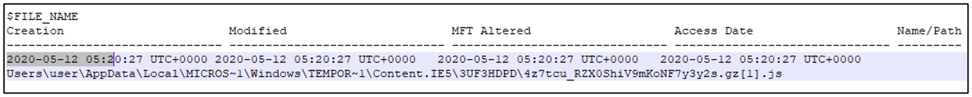 mftparser against a memory dump