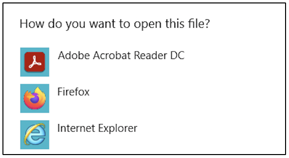 identify file extensions