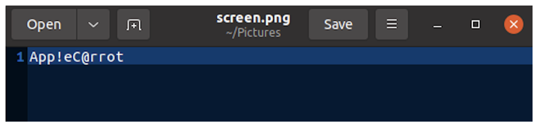 opening the file in a text editor